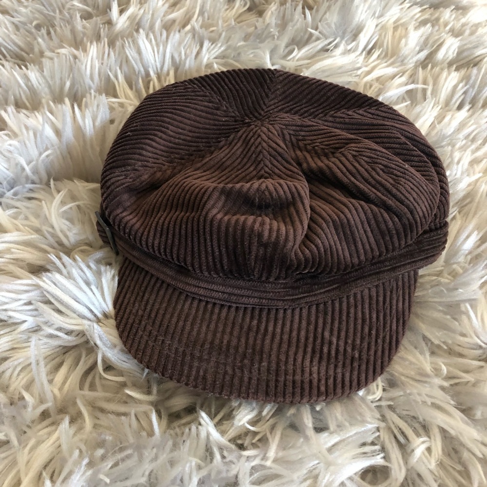 Brown Corduroy Hat